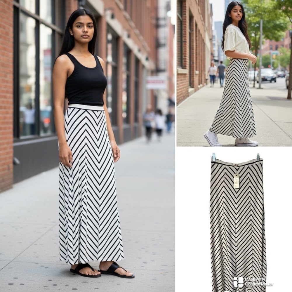 Anthropologie NWT Skies Are Blue maxi skirt